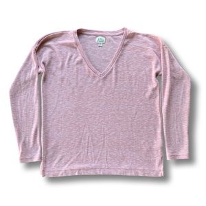 J. Crew Vintage Pink Fleece Pullover Sweater